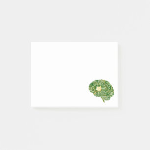 Hjärnströmkretsmoderkort Post-it Block