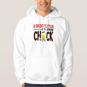 HjärnTumor röra med den fla chicken Sweatshirt Med Luva
