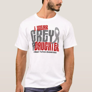 Hjärntumoren ha på sig jag grå färg för min d t-shirt