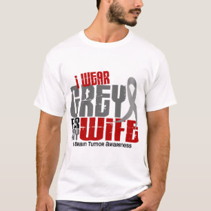 Hjärntumoren ha på sig jag grå färg för min f tee shirt