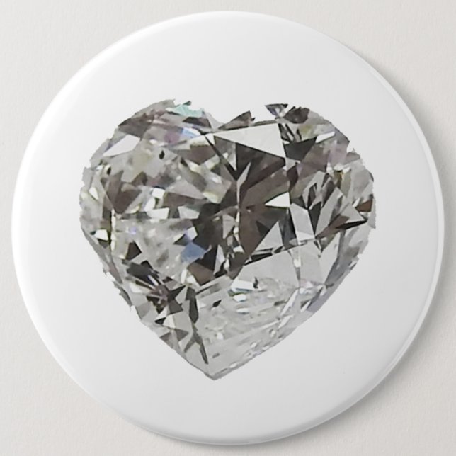Hjärt Diamantknapp Knapp (Framsida)