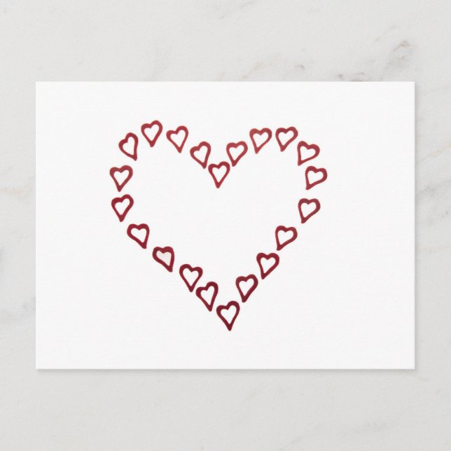 Hjärt från hjärta vykort (Framsida)