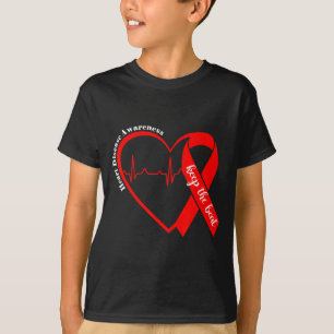Hjärt Hälsa Medvetenhet om hjärtsjukdom Hjärtbeat T Shirt
