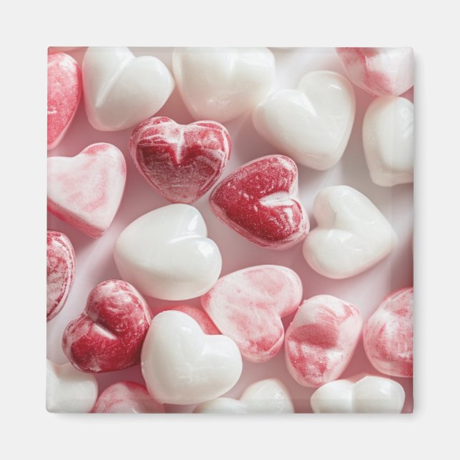 Hjärt Heart Candy Magnet (Framsidan)