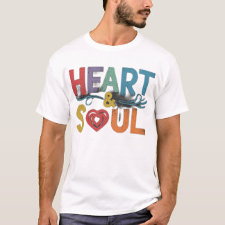 Hjärt- och Soul-grafik Tee