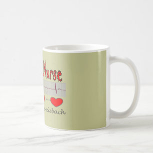 Hjärt- sjuksköterskagåvor kaffemugg