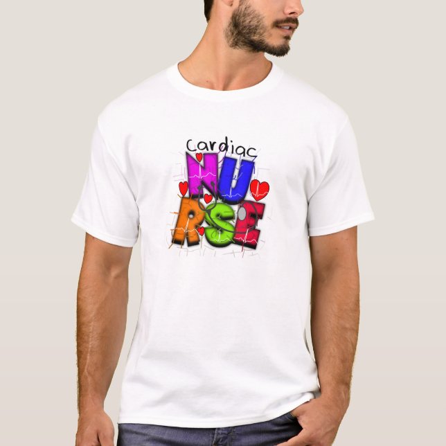 Hjärt- sjuksköterskagåvor--Unik hjärt- design T Shirt (Framsida)