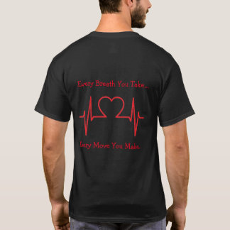 Hjärt- Sonograher ECG drar tillbaka T Shirt