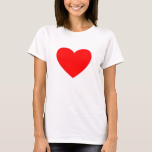 Hjärt-T-Shirt Tee Shirt