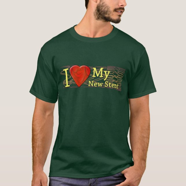 Hjärt- T-tröja för Stent för återställningsgåvor | Tee Shirt (Framsida)