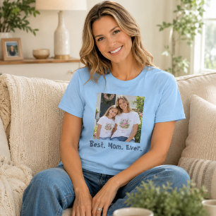 Hjärt till hjärta Bästa mamma någonsin Foto T Shirt