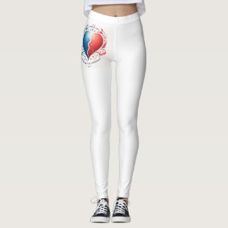 Hjärt-till-hjärta-bindning, Kärlek-bindningar Leggings