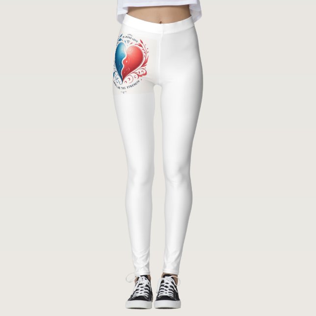 Hjärt-till-hjärta-bindning, Kärlek-bindningar Leggings (Framsida)