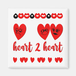 Hjärt-till-hjärta Magnet