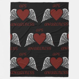 Hjärt/Vingar...APS Fleece Blanket