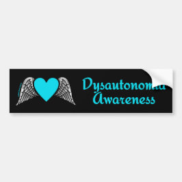 Hjärt/Vingar.. Dysatonomia Bildekal