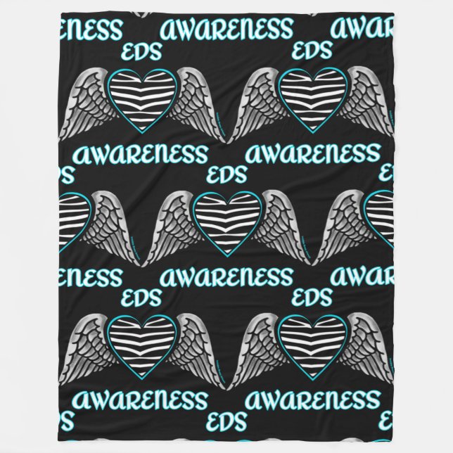 Hjärt/Vingar...EDS Fleece Blanket (Framsidan)