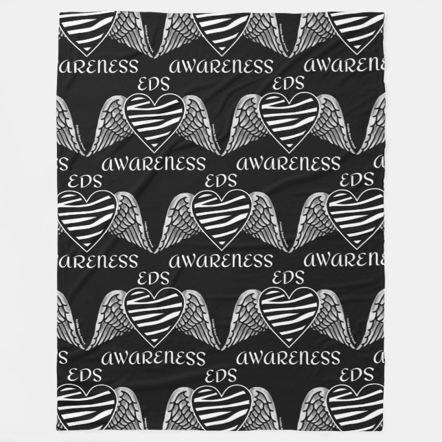 Hjärt/Vingar...EDS Fleece Blanket (Framsidan)