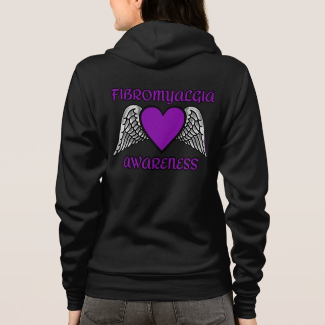 Hjärt/Vingar...Fibro Jacka T Shirt (Baksida)