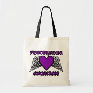 Hjärt/Vingar...Fibro Tote Bag Tygkasse
