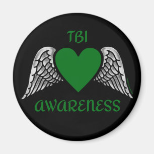 Hjärt/Vingar...TBI Magnet