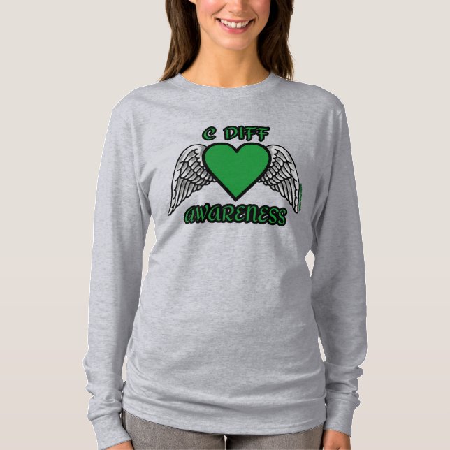 Hjärt/Vinge...C-Diff T Shirt (Framsida)