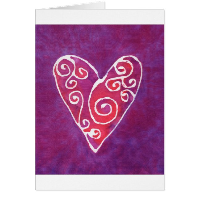 Hjärta #1 hälsningskort (Framsidan)