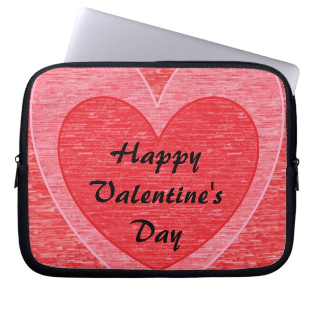 Hjärta 1 laptop sleeve (Framsidan)