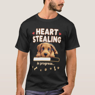 Hjärta Airedale Terrier Hund Roligt Present Aireda T Shirt