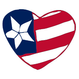 Hjärta Amerika Patriotisk Mugg | USA Flagga Hjärta