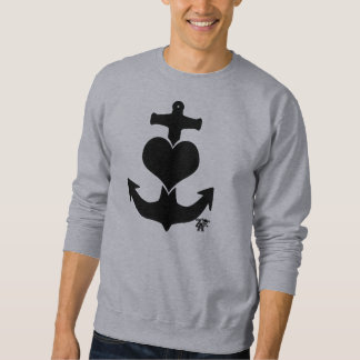 Hjärta ankrar sweatshirt