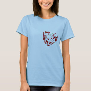 hjärta-arbeten t-shirt