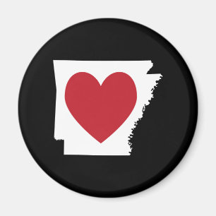 Hjärta Arkansas Magnet