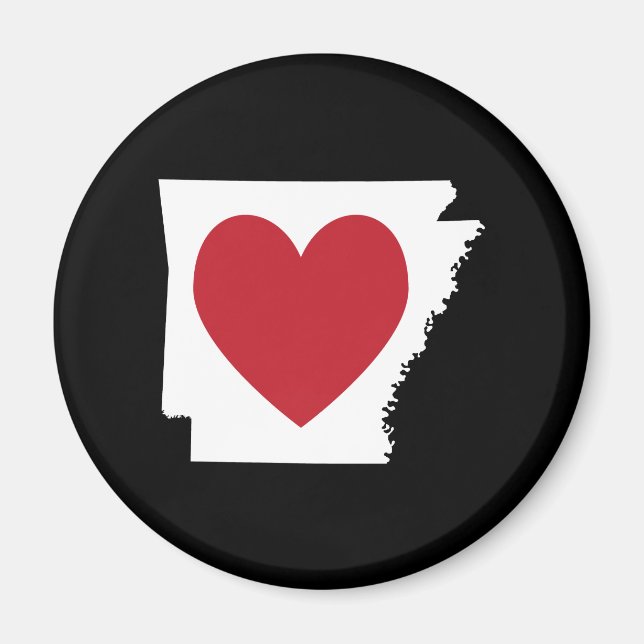Hjärta Arkansas Magnet (Framsidan)