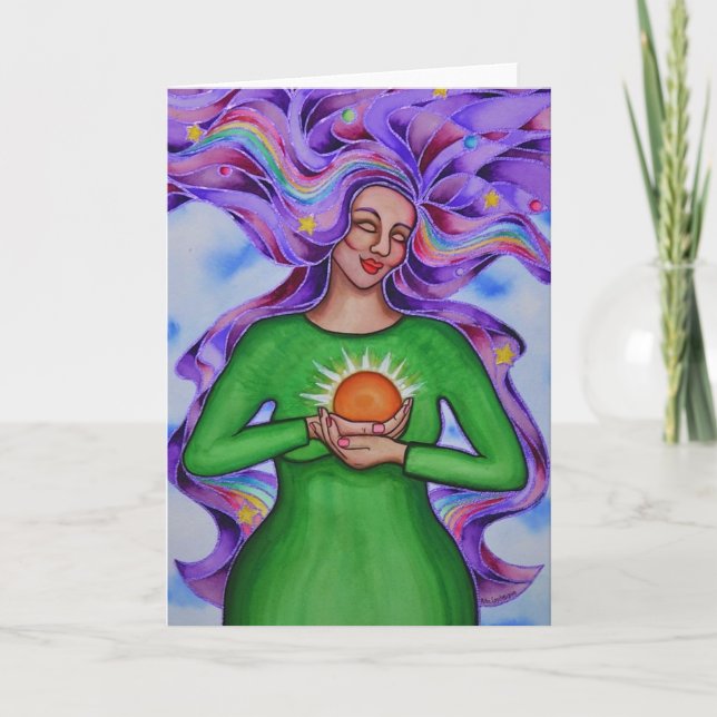 Hjärta av att läka #2 av Rita Loyd Kort (Framsida)