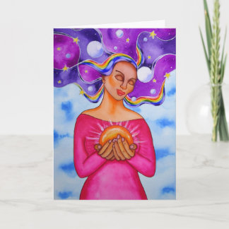 Hjärta av att läka kort