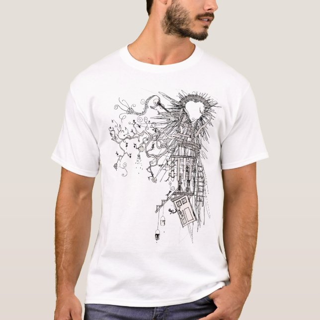 hjärta av beskickningar tee shirt (Framsida)