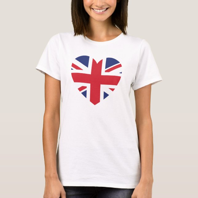 Hjärta av Britannien T Shirt (Framsida)