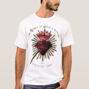 Hjärta av den Jesus skjortan Tee
