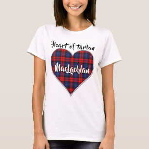 Hjärta av den TartanklanMacLachlan plädet T Shirt