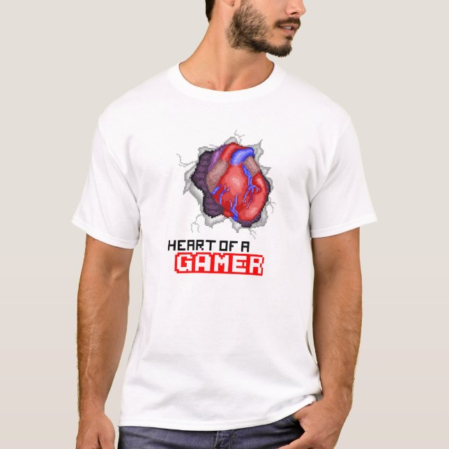 Hjärta av en Gamer Tröja (Framsida)