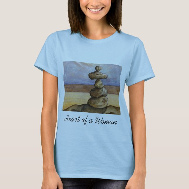 Hjärta av en kvinna tee (Framsida)