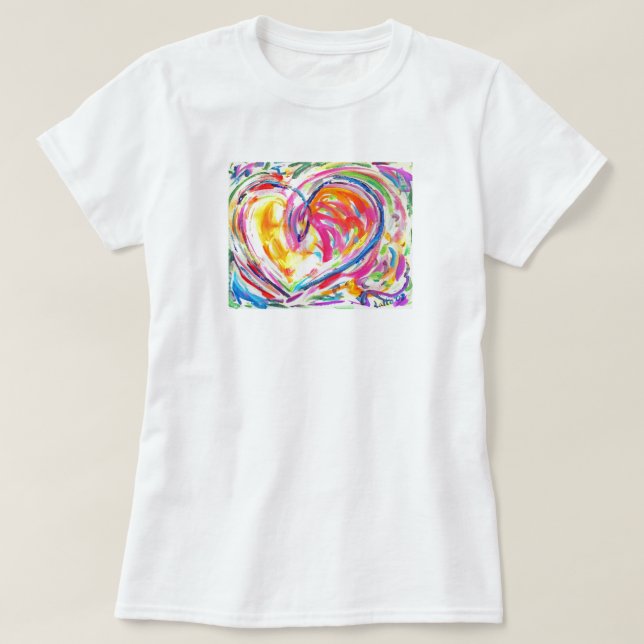 Hjärta av glädjeT-tröja (bekläda), Tee Shirt (Design framsida)