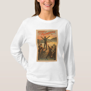 Hjärta av Klondiken "land av löftet" som bryter T-shirt
