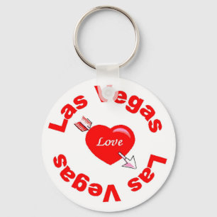 Hjärta av Las Vegas Keychain Nyckelring