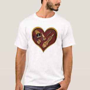 Hjärta av musikT-tröja T-shirt