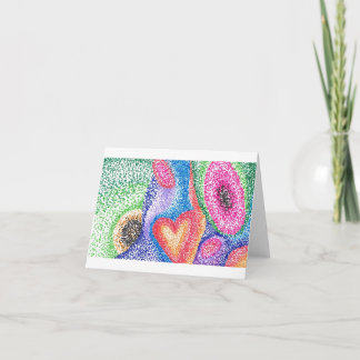 Hjärta av universum kort