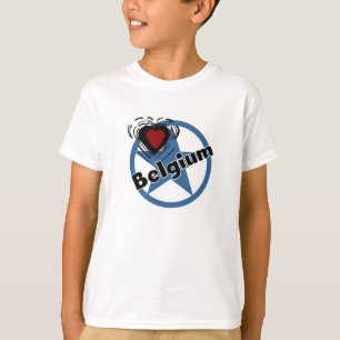 Hjärta Belgien T-shirt
