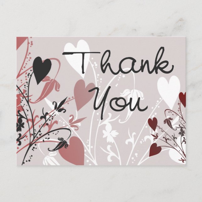 Hjärta blomstrar vykortet vykort (Framsida)