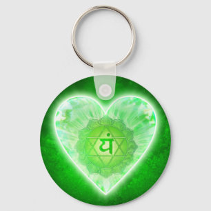 Hjärta Chakra Nyckelring
